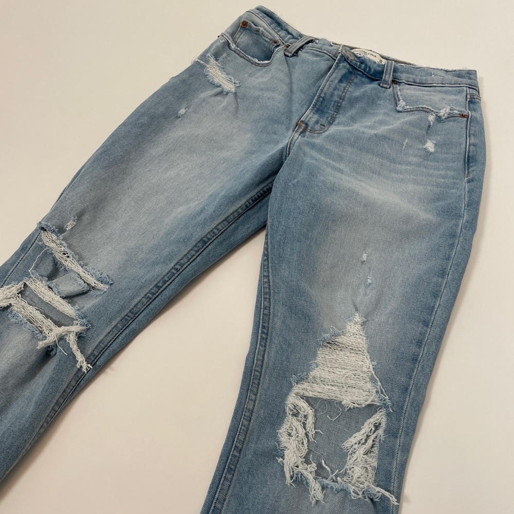 Distressed Skinny High Rise Jeans